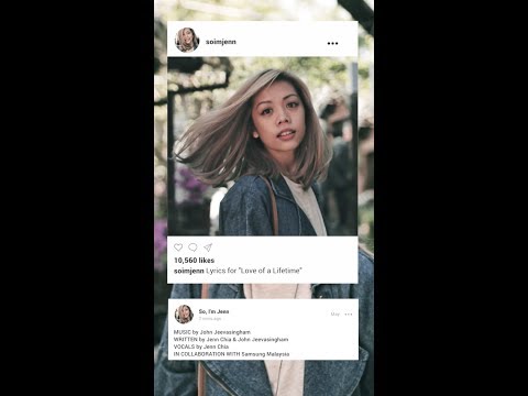 So, I'm Jenn - Love of a Lifetime- Official Lyric Video (Vertical Video)