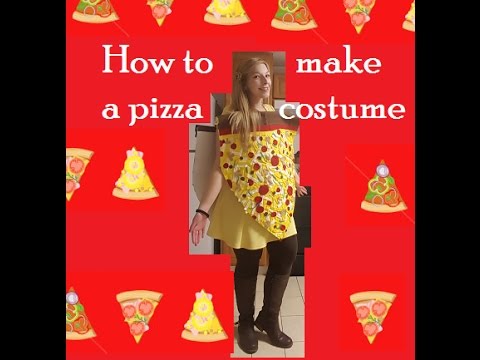 How to make a cartoon pizza costume