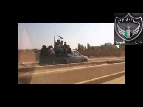 توجه عناصر كتيبة لا غالب الا الله للسيطرة على المخافر الحدودية السورية العراقية