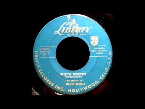 David Seville Witch Dr 1958 Liberty 45 F 55132 & United Artists Records    XW063