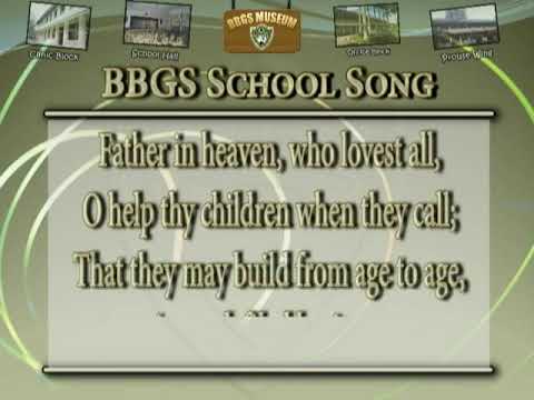 BBGS Museum School Song - Singing in parts.
