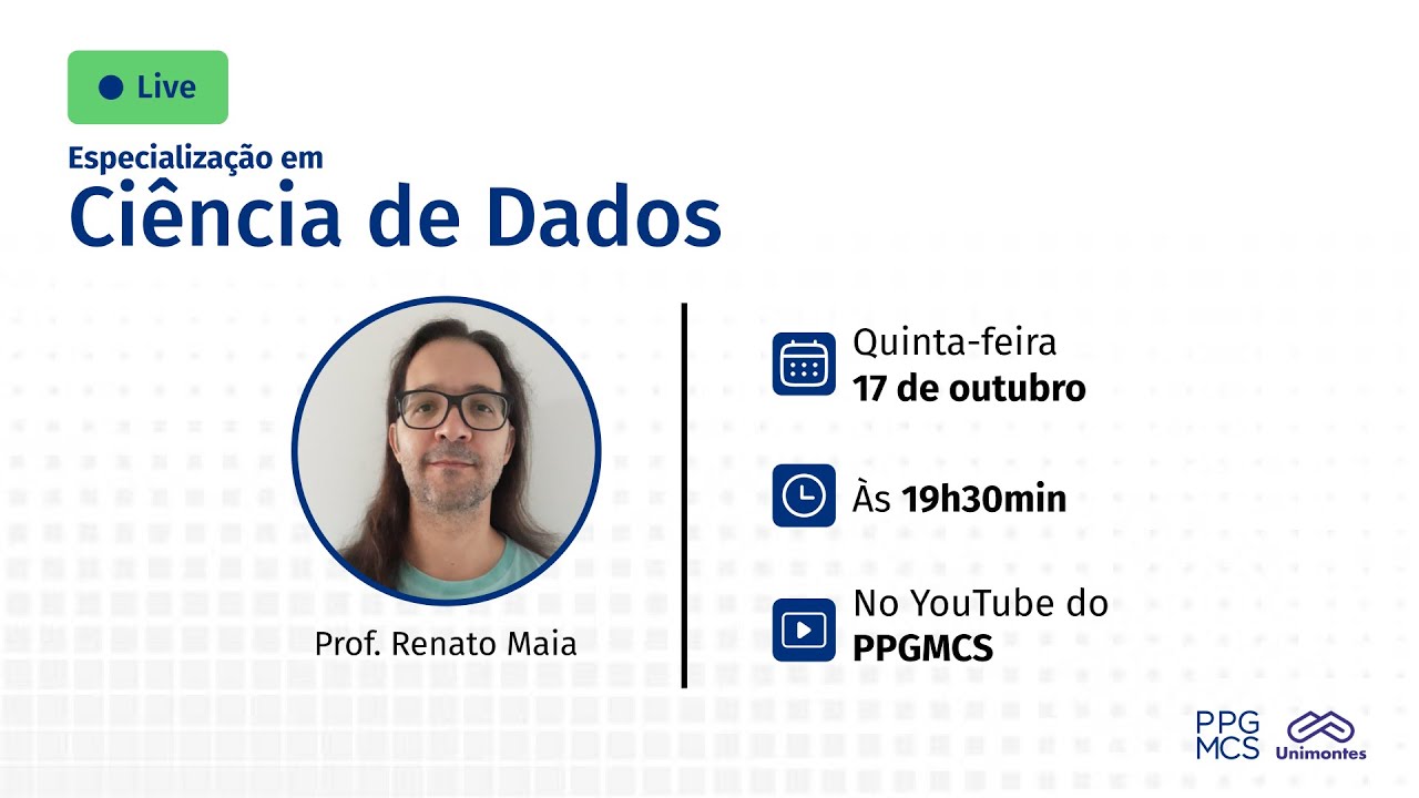Lançamento da Especialização em Ciência de Dados