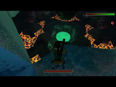 Tomb Raider 3 Remastered - Escape Mutated Willard (Meteorite Cavern level)