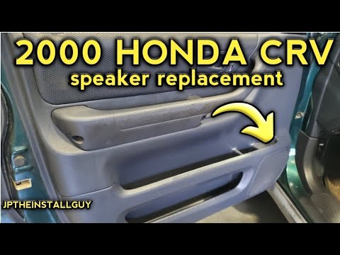 2000 HONDA CRV speaker replacement and install