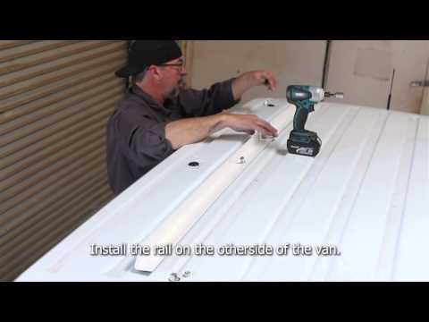Drop Down Ladder Rack Installation on the Transit Connect Van
