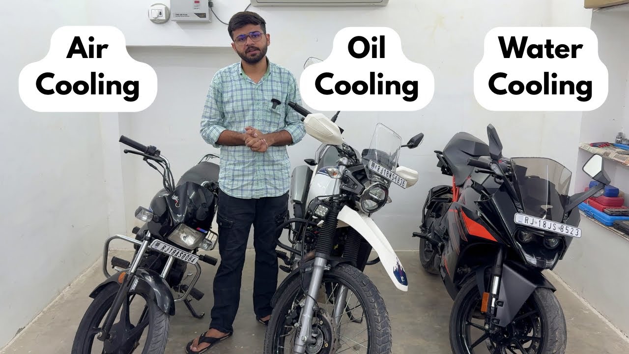 Air Cooled V/S Oil Cooled V/S Liquid Cooled Engines : Explained!