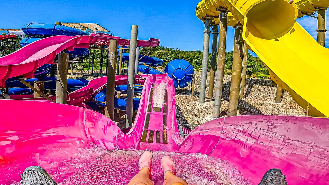 Croatia's Largest Water Park - Waterslides at Aquacolors Poreč