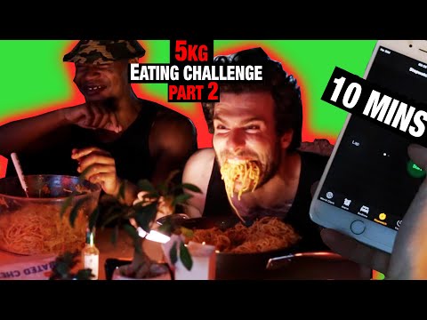 Attempting The Impossible 5kg home made Ragú Eating Challenge - Who won?!