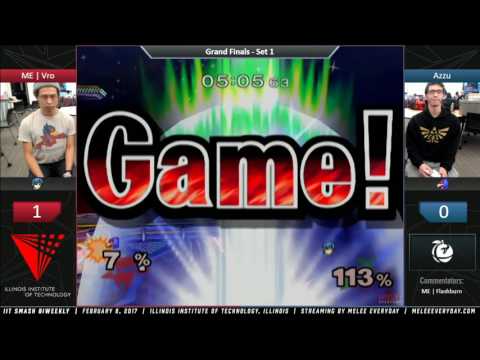 IIT Biweekly [2/8/17] - ME | Vro (Marth) vs. Azzu (Falco) - SSBM - Grand Finals