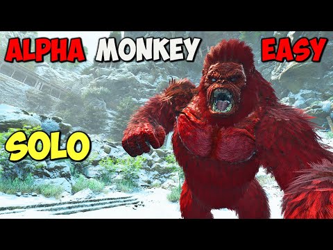 EASY ARK Survival Ascended Megapithecus ALPHA Boss Fight