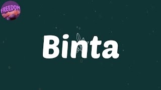 (Lyrics) Binta - Alonzo