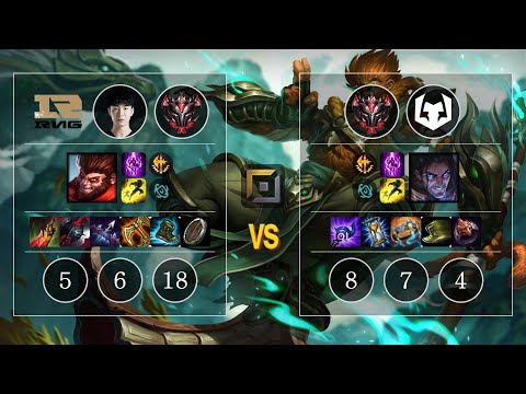 RNG Langx Wukong vs Blade Sylas Top - KR GrandMaster Patch 10.11