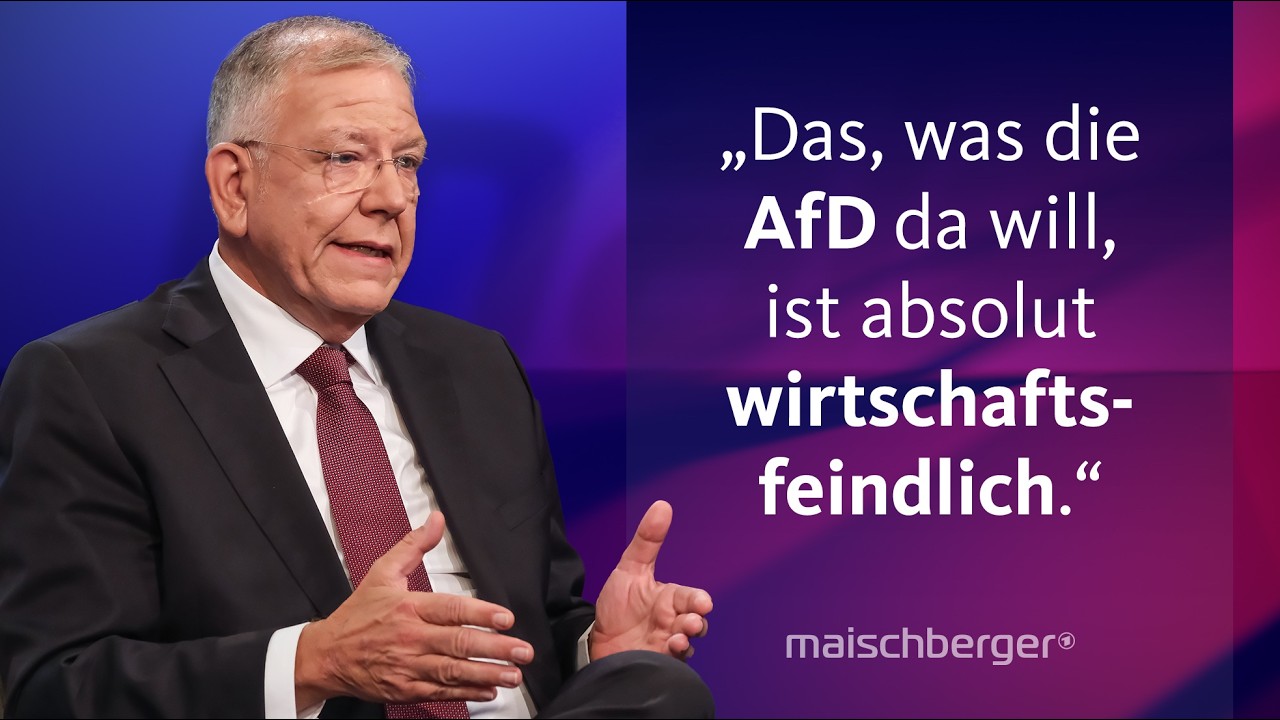 Philipp Türmer und Christoph Ahlhaus diskutieren über Rente, Steuern und Wirtschaft | maischberger