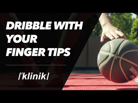 Dribbling with your finger tips | Klinik Basketball