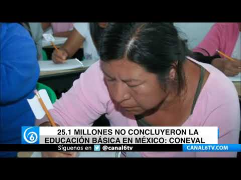 Video: 25.1 millones no concluyeron la educación básica en México - CONEVAL