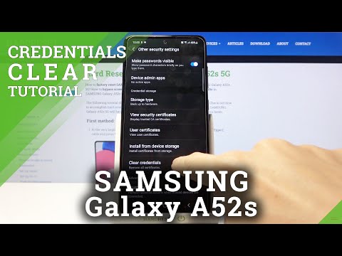 🚫 Bye-Bye Saved Passwords: Samsung Galaxy A52s Credential Cleanup! 📝