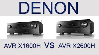 Denon AVR X1600H czy Denon AVR X2600H? Który wybrać?