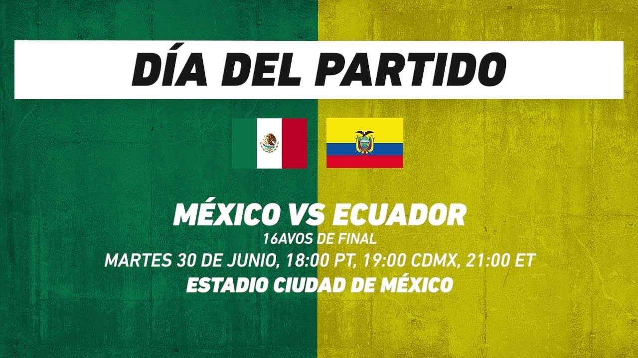 México vs Ecuador, frente a frente: Futbol