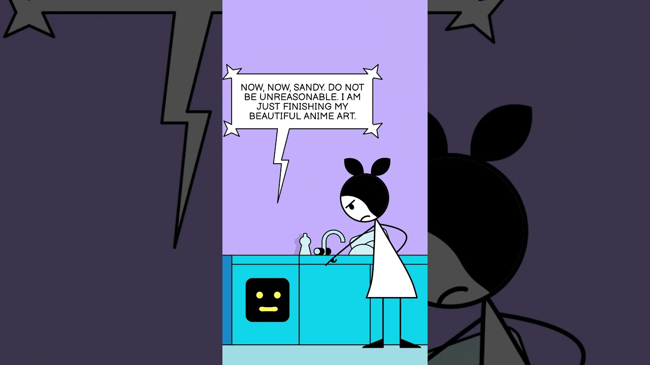 New AI Dishwasher | Tales of Circoos #animation #comics #comedy  #satire