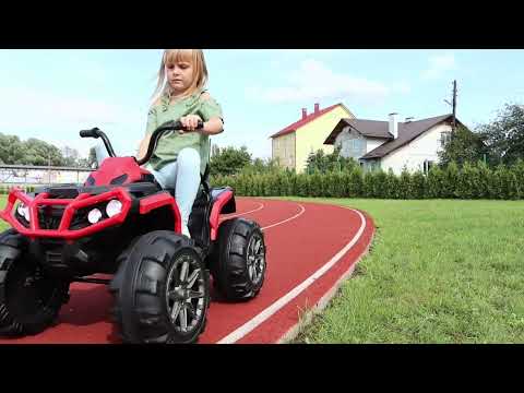 Детский электроквадроцикл Spoko HM-1288 синий световые и звуковые эффекты, фары, музыка. - фото 1 - id-p2218482674