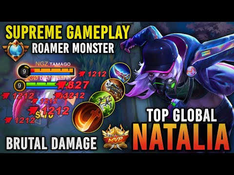 ENEMY KILLER!! Top Global Natalia Best Build and Emblem 2023 - Supreme Natalia Gameplay - Mlbb