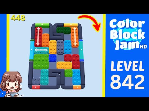 Color Block Jam Level 448 (842) Solution Walkthrough