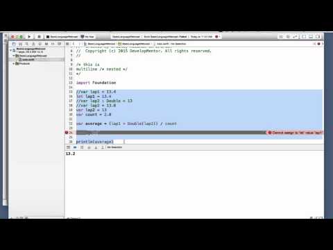Introduction to Swift Programming Language