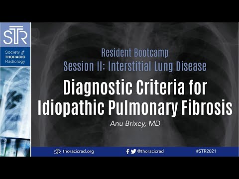 Diagnostic Criteria for Idiopathic Pulmonary Fibrosis