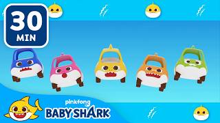 [30 MIN] Time for a drive with Toy Car Baby Shark🚘 | Car Songs | Baby Shark Official