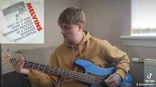 melvins - now a limo - bass cover