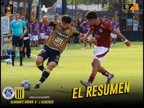 ALMIRANTE BROWN 0  - 1 ACASSUSO | RESUMEN | www.giganteoeste.blogspot.com