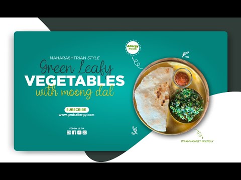 Green Leafy Vegetables Recipe | Healthy Vegan & Allergen-Free Green Veggies Dish