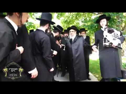 Satmar Rebbe R' Aharon Leaving His House For NH - Summer 5782
