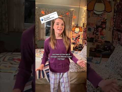 Missy on the set of "Georgie & Mandy's first marriage" #youngsheldon #behindthescene #viral