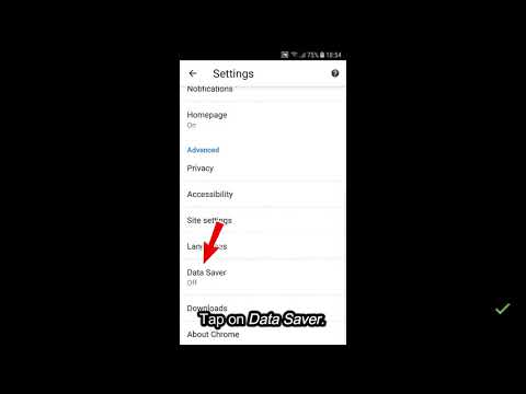 How to turn on the data saver on Chrome and save data - Android (Huawei, Xiaomi, HTC, etc.)