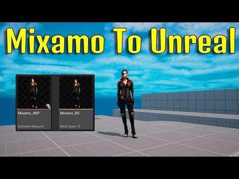 How To Import Mixamo Characters w/Animations | Unreal Engine 5 Tutorial