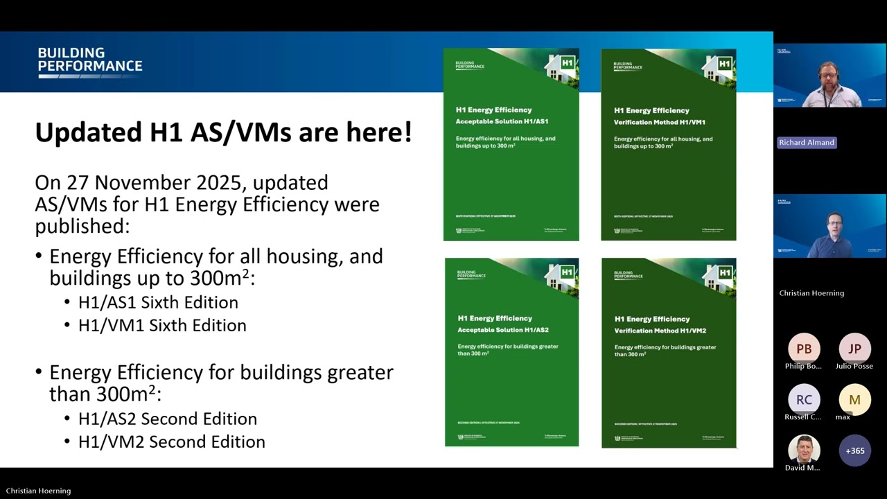 Building Performance H1 Energy Efficiency webinar