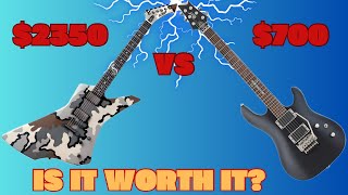 Video thumbnail for ESP LTD Snakebyte Camo and Cort EVL K6 Sound Test and Comparison by Merih Başaran