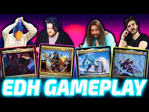 Prosper vs Beckett Brass vs Shorikai vs Adrix and Nev [EDH/Commander, MTG Gameplay 2022]