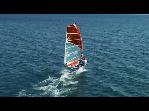 Windsurfing in Albania, Velipojë beach, summer 2021