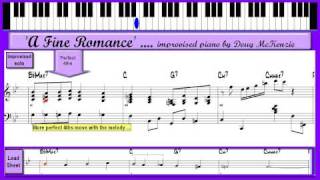 A Fine Romance - Jazz piano tutorial