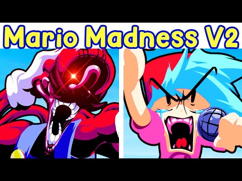 Friday Night Funkin': Mario's Madness V2 FULL GAME (A SAD ENDING)