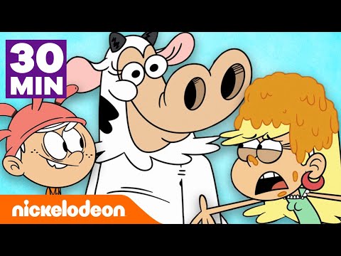 Bienvenue chez les Loud | La famille Loud à Lactoland pendant 30 minutes ! | Nickelodeon France