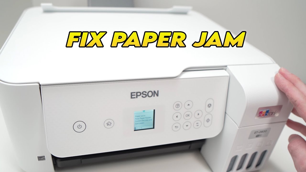 How to Fix Paper Jam on Epson EcoTank ET-2800 Printer