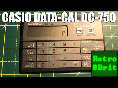 Lets look at the Casio Data-Cal DC-750A