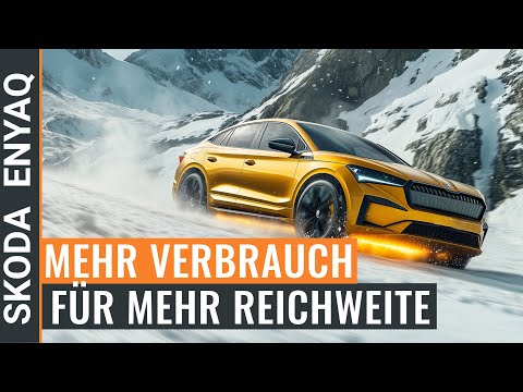 Skoda ENYAQ PreHeating Wintertest: Mehr Reichweite durch Batterievorheizung trotz höherem Verbrauch?