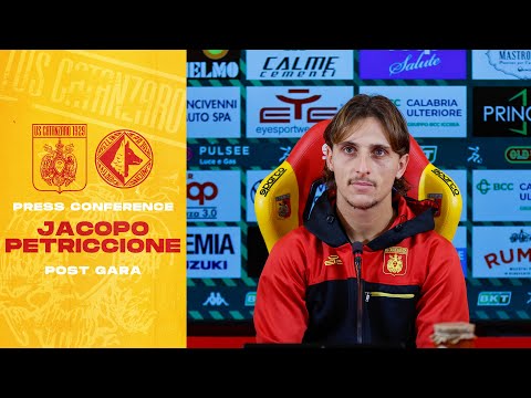 PRESS AREA | PETRICCIONE AFTER THE CATANZARO-AVELLINO MATCH