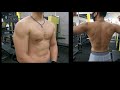 成長が見えやすいカラダです!90日前との比較 自己観察が大事です
