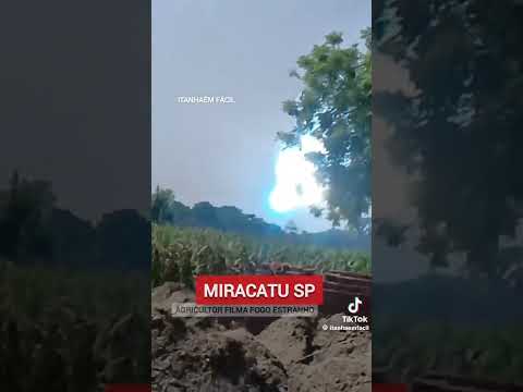 Extraño Fenómeno, captado en Miracatu, São Paulo, Brazil 27 de Agosto de 2026 #alien #paranormal