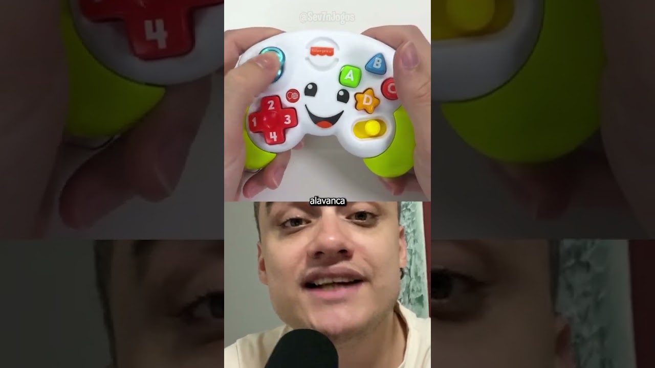 Transformou um brinquedo de criança e um controle profissional!